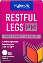 Las piernas respetuosas de Hyland PM, Fórmula nocturna, calma las piernas agitadas para que puedas dormir, 50 tabletas rápidas de disolución (Pack of 3)