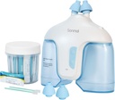 Nasal Irrigation System con 50 Packets Sal (Blue), Sinus Rinse Machine, Nose Cleaner for Sinus Adult, Nose Washer Nasal Rinsing Sinus Relief Machine