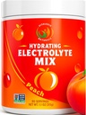 Natural Electrolyte Powder Mix – No Sugar, Bajo Sodio, Vegan Hydration Suplemento para Deportes, Viajes &amp; Uso diario