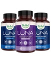 Naturales Anidados Luna Melatonin-Free (120 cápsulas veganos) & Luna Natural Sleep Aid with Melatonin (60 cápsulas veganos) for Deep Sleep ← Non-Habit Forming