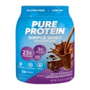 Proteína pura Polvo de proteína simple, sin gluten, Proteína 23G, Chocolate rico, 1,6 libras