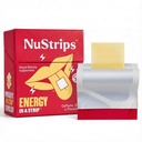 NuStripsTM Fast-Dissolving Energy Strips with 50mg Caffeine, L-Theanine & Vitamin B12 – Instant Energy & Focus Without Jitters or Crash – Works Faster Than Coffee – Soothing Cinnamon (30 Pack)