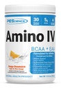 PEScience Amino IV BCAA &amp; EAA Powder, Aminoácidos Esenciales, Taurine, Electrolitos para la hidratación y recuperación muscular, Azúcar Gratis para Mujeres, Post Workout - Orange Dreamsicle - 30 Servimientos