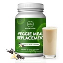 MRM Nutrición Veggie Meal Reemplazo Protein ← Vanilla Bean Flavored tención 22g proteína basada en plantas completas Silencio Meal on the-the-go ← Hambre mediate 