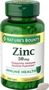 Nature’s Bounty Zinc 50mg Caplets, Immune Support, 250 ct