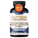 Gade Nutrition Lutein and Zeaxanthin Suplementos ← Astaxanthin Eye Vitamins with Omega 3, Resveratrol, Bilberry, Lycopene, Quercetin, Ginkgo Biloba, Vitamina D y Más Cuidado de los Ojos Vitaminas y Minerales