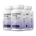 Balancebreens Melatonin 20mg Tablas rápidas de disuelve - Alta potencia, Actuación rápida, Asistencia para el sueño natural – Ayudas para el sueño para adultos – Fórmula libre de drogas, Fórmula libre de drogas – 120 pastillas para dormir