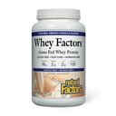 Factores naturales Factores Whey, Vainilla Francesa, 2 libras (Pack of 6)