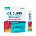 Liquid I.V.® Hydration Multiplier Sugar-Free - Raspberry Melon ¦ Electrolyte Powder Drink Mix ← 1 Pack (14 Servings)