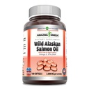Sorprendente Omega Wild Alaskan Salmón Suplemento Óleo Silencioso 2000 Mg per Serving Silencio 180 Softgels Silencio No Gluten-Free TEN Made in USA