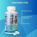Complejo de electrolitos de salud humano, hidratación avanzada, rendimiento físico y soporte de recuperación, 90 cápsulas