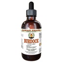 Extracto líquido libre de alcohol, Burdock orgánico (Arctium Lappa) Ratón seco Glycerite Hawaii Pharm Natural Herbal Suplemento 4 oz