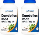 Nutricost Dandelion Root 525mg, 180 Capsules (2 Botellas) - 1575mg Servir, No GMO, Gluten Gratis