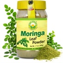 BASIC AYURVEDA Moringa Leaf Powder - 7.05 Oz (200g)  Fine Green Superfood Powder ← Antioxidante Rich, Vegan &amp; Gluten-Free ← Pura Moringa seca para los moothies, tés, jugos y cocina