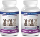 Urinary Tract Supplements for Cats - Urinary Tract Support - for Cats - Natural Formula - CHEWABLE - cat Marshmallows - 2 Bottle (180 Chews)