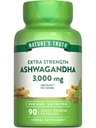 La verdad de la naturaleza Ashwagandha Capsules Silencio 3000mg Silencioso 90 Conde ¦ Extra Strength Silencio with Black Pepper Silencio Non-GMO &amp; Gluten Free Supplement