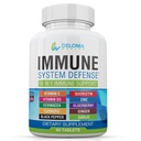 10 in 1 Immune System Support Supplement - Vitamina C (1000 mg), Quercetina, Vitamina D3 (5000iu), Zinc (40 mg), Elderberry, Echinacea, Turmérica, Ginger, Ajo, Pepper Negro