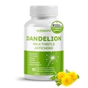 Dandelion Milk Thistle Artichoke Burdock Turmeric - Apoyo a la salud del hígado, ayuda digestiva - Hecho y probado en los EE.UU.