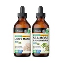 BIO KRAUTER Mane Tincture de León 4 Fl. Oz. " Sea Moss Tincture 4 Fl. Oz.