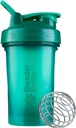 BlenderBottle Classic V2 Shaker Bottle Perfect para Protein Shakes y Pre Workout, 20 onzas, Emerald Green