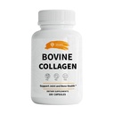 SIRUNES Bovine Collagen Suplementos para Hombres y Mujeres I Hidrolyzed Grass Fed Bovine Collagen Peptides Suplemento dietético para Soporte Conjunto, Nerve & Bone - Non-GMO, Anti-Aging - 100 cápsulas