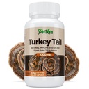 Parker Naturals Turquía Tail Mushroom Capsules - Suplemento orgánico de Mushroom para Immune System Health Support - 1000 mg Suplementos Premium de Mushroom - 120 cápsulas
