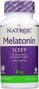 Natrol Melatonina 3 mg Horario de sueño Suplemento dietético Tablas 100 ea (Pack of 4)