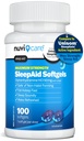 Máximo esfuerzo SleepAid Soft Gels - Ayuda para dormir de noche con Diphenhydramine HCl 50mg - Non Habit Forming Sleeping Pills for Adults - Extra Strong OTC Sleep Aids for Adults (100 Conde)