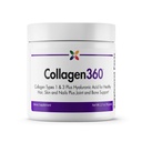 Stop Aging Now - Collagen360 con ácido hialurónico - Péptidos colágeno Polvo para soportar el cabello saludable, uñas &amp; piel - ayuda a reducir la apariencia de líneas finas y arrugas - Polvo 2.7 onzas