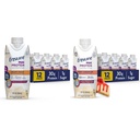 Asegurar Max Protein Nutrición Shake con 30g Proteína, 1g Azúcar, Alta Proteína Shake, Cremy Peach y Cherry Cheesecake Variedad Pack, 11 fl oz, Pack de 12