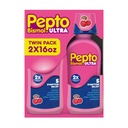 Pepto Bismol Liquid Ultra for Nausea, Heartburn, Indigestion, Upset Stomach y Diarrhea - 5 Symptom Fast Relief, Cherry Flavor 12 oz (Pack of 3)