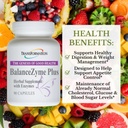 TRANSFORMACIÓN LA GENESIS DE BUENA SALUD BalanceZyme Plus para Hombres Mujer, con Garcinia Cambogia y Espejos Enzimáticos para la Digestión Saludable, Salud Gut, 90 Cápsulas