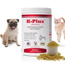 Citrate de Potasio K-Plus + Granulas de arándano para perros " Cats – Asistencia para la salud de la veta-aprobado UTI " – Ayuda a mantener la función de equilibrio y riñón urinarios – Granulos fáciles de usar – 60 dosis