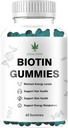 Biotina Gummies, Peluquería, Piel y uñas Gummies - Soportes Pelo sano - Vitaminas de Biotina Vegan para Hombres (1)