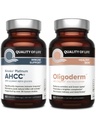 Calidad de vida con Kinoko Platinum AHCC Mushroom Extract y Oligoderm con Oligonol Lychee Extract - Immune Soporte Skin Health Bundle
