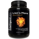 Intelligent Labs Lion’s Mane Mushroom Capsules, extraído de los cuerpos frutales de Hericium Erinaceus, mínimo 25% Beta Glucans, sin rellenos de grano, suministro de 2 meses