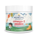 Nordic Naturals Nordic Omega-3 Gummy Fish, Tangerine - 30 Gummy Fish - 124 mg Total Omega-3 con EPA &amp; DHA - No GMO - 30 Actuaciones