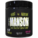 DARK METAL Inc Manson High Stim Pre Workout Powder, Energy Focus Strength, cargado con Beta Alanine L Carnitine Caffeine Infinergy, 35 Srvgs, Mixed Berry