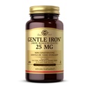 Solgar Gentle Iron (Iron Bisglycinate) 25 mg - 180 Vegetable Capsules - No-Constipating, Gentle on Your Stomach - Non-GMO, Gluten Free - 180 Servings