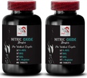 Nitric Oxide - Nitric Oxide Booster - Muscle Support, Power Focus, Energy Supplement, Performance Formula, Stamina Support, Ejercicio Suplemento, Strength Focus, Endurance Mix 2 Bottle 120 Tablets