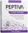 Peptiva 26 Billones CFU Probiótico y Apoyo al sueño - Probiótico multiestrénico validado clínicamente - Lactobacillus y Bifidobacterium, Melatonin - 30 Cuenta