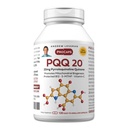 ANDREW LESSMAN PQ 20mg - 120 Capsules - 20mg Pyrroloquinoline Quinone, Natural Protective Compound soporta órganos vitales, corazón, cerebro, hígado, sistema inmunológico. Biogénesis mitocondrial, sin aditivos