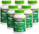 DigestWise Digestive Enzymes - 10 poderosas enzimas veganos para soportar la digestión, gas, ruborización y estreñimiento Alivio - Keto Friendly - Lab Tested - 90 cápsulas (6)