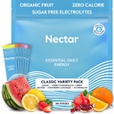 Nectar Energy Booster - Caffeine orgánica, B12 &amp; Electrolytes - Sugar Gratis " Cero Calorie - Café sano, bebida energética " Alternativa Soda - Hydration " Energy Supplement (Variety 30 Powder Packets)