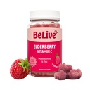 BeLive Elderberry Gummies con zinc y vitamina C, D, A, E, B12-50 Ct Immune Suplemento de soporte para huesos saludables " dientes, Vegan, Keto " Non-GMO - Raspberry Flavor