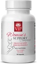 Suplementos de alivio de la menopausia - Complejo de apoyo a las mujeres Natural - Black Cohosh Capsules, Suplementos de menopausia para las mujeres, Regulador Menstrual, Licorice Root, Beat Thistle, 1 Bottle (60 Capsules)