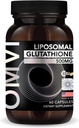 Fórmulas OMVI, Liposomal Glutathione Capsules, Absorción Superior, Antioxidante Poderoso, Detox Hígado, Enhancer Inmuno, Suplemento Antioxidante para Energía, Cerebro, Esquía, Salud del hígado (500mg, 60Capsules)