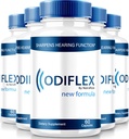 NutraRize (5 Pack) Odiflex Capsules, Premium Ear Health Formula, All-Natural Supplement to Protect The Inner Ear, Official Hearing Support Pills, Odi Flex Reviews (300 cápsulas)