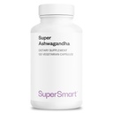 SuperSmart Super Ashwagandha 600mg por día (Patented) - KSM-66 Ashwagandha - High Potency 5% Withanolides ← Non-GMO & Gluten Free - 120 Vegetarian Capsules