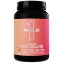Regla 1 Borrar el aislamiento Whey - 20g Proteína de aislamiento completo, más de 9g EAAs, 300 mg de minerales electrolitos, 90 calorías, luz, crisis y sabor refrescante (27 piezas, limonada de frambuesa)